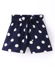 Load image into Gallery viewer, Polka Printed Belted Shorts
