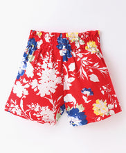Load image into Gallery viewer, Floral Printed Belted Shorts