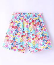 Load image into Gallery viewer, Floral Printed Knot Fabric Belt Shorts
