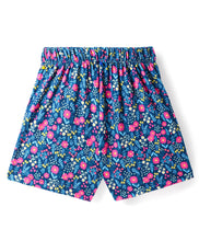 Load image into Gallery viewer, Floral Printed with Bow Applique Shorts