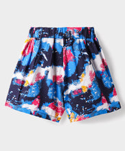 Load image into Gallery viewer, Tie Dye Printed with Bow Applique Cotton Skorts