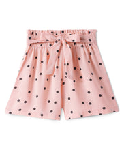 Load image into Gallery viewer, Polka Printed Bow Belt Shorts