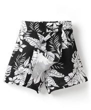 Load image into Gallery viewer, Floral Printed with Bow Applique Skorts - Black
