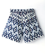 Load image into Gallery viewer, Ikat Printed with Bow Applique Skorts - Offwhite
