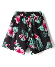 Load image into Gallery viewer, Floral Printed with Bow Applique Skort