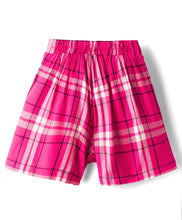 Load image into Gallery viewer, Checkered Printed with Bow Applique Skort