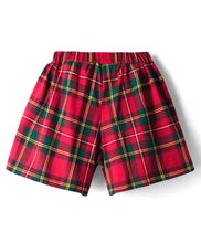Load image into Gallery viewer, Checkered Printed with Bow Applique Skort