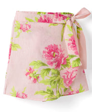 Load image into Gallery viewer, Floral Printed Cotton Bow Applique Skort