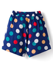 Load image into Gallery viewer, Polka Printed Woven Bow Applique Skort