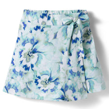 Load image into Gallery viewer, Floral Printed Bow Applique Skort