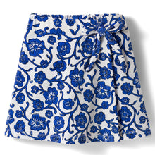 Load image into Gallery viewer, Floral Printed Bow Applique Skort