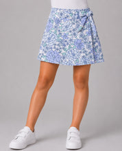 Load image into Gallery viewer, Floral Printed Bow Applique Skort