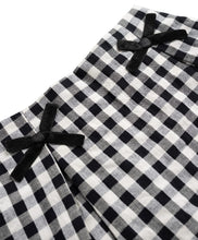 Load image into Gallery viewer, Cotton Checkered Skort with Bow Applique