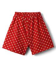 Load image into Gallery viewer, Cotton Polka Printed Bow Applique Skort