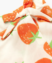 Load image into Gallery viewer, Strawberry Printed Bow Applique Skort