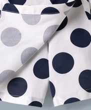 Load image into Gallery viewer, Polka Dots Printed Bow Applique Skort