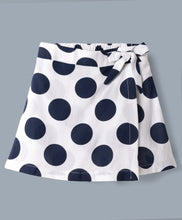 Load image into Gallery viewer, Polka Dots Printed Bow Applique Skort