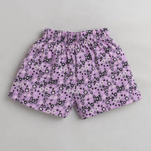 Load image into Gallery viewer, Floral Printed Short - Purple