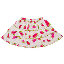 Load image into Gallery viewer, Watermelon Tiered Skirt
