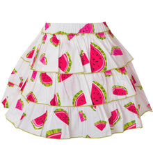 Load image into Gallery viewer, Watermelon Tiered Skirt