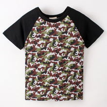 Load image into Gallery viewer, Camouflage Printed Half Sleeves Tshirt