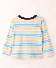 Load image into Gallery viewer, Stripes Printed Full Sleeves Tshirt