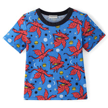 Load image into Gallery viewer, Dinosaur Printed Half Sleeves Tshirt