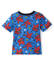 Load image into Gallery viewer, Dinosaur Printed Half Sleeves Tshirt