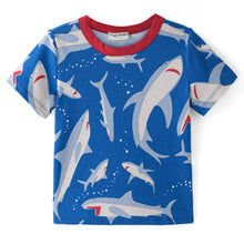 Load image into Gallery viewer, Whales Printed Half Sleeves Tshirt
