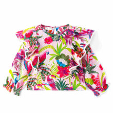 Load image into Gallery viewer, Floral Printed Frilled with Lace