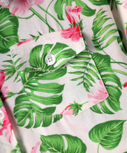 Load image into Gallery viewer, Floral Printed Half Sleeves Crop Shirt