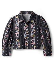 Load image into Gallery viewer, Floral Printed Cotton Collar Neck Full Sleeves Top