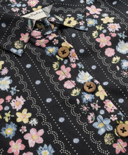 Load image into Gallery viewer, Floral Printed Cotton Collar Neck Full Sleeves Top