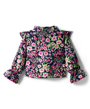 Load image into Gallery viewer, Floral Printed Cotton Frilled Full Sleeves Top
