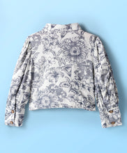 Load image into Gallery viewer, Floral Printed Collar Neck Full Sleeves Top
