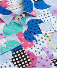 Load image into Gallery viewer, Polka Printed Collar Neck Full Sleeves Top
