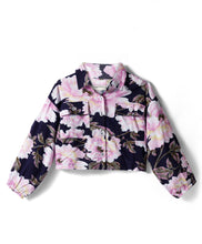 Load image into Gallery viewer, Floral Printed Collar Neck Full Sleeves Top