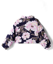 Load image into Gallery viewer, Floral Printed Collar Neck Full Sleeves Top