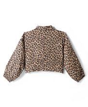 Load image into Gallery viewer, Leopard Printed Collar Neck Full Sleeves Top