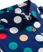Load image into Gallery viewer, Woven Polka Dots Printed Short Sleeves Top