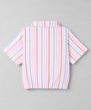 Load image into Gallery viewer, Stripes Printed with Knot Detailing Top