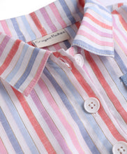 Load image into Gallery viewer, Stripes Printed with Knot Detailing Top