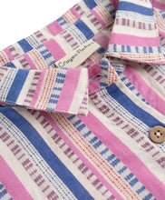 Load image into Gallery viewer, Cotton Striped Full Sleeves Shirt Top - Pink