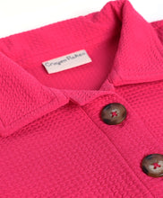 Load image into Gallery viewer, Waffle Knit Full Sleeves Solid Jacket Styled Top