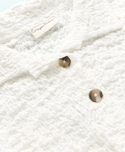 Load image into Gallery viewer, Cotton Woven Smocking Fabric Collared Top