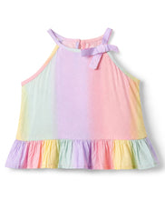 Load image into Gallery viewer, Woven Ombre Printed Halter Neck Top