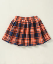 Load image into Gallery viewer, Checkered with Frill Polar Fleece Top Skirt Set