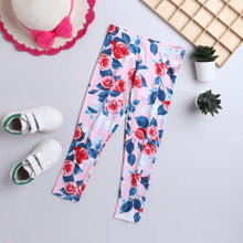 Load image into Gallery viewer, CrayonFlakes Soft and comfortable Floral Printed Leggings - Pink
