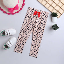 Load image into Gallery viewer, CrayonFlakes Soft and comfortable Animal Print with Bow Leggings
