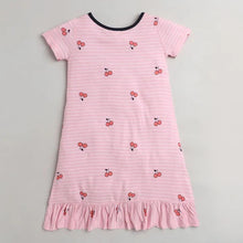 Load image into Gallery viewer, Cherry and Stripes Printed Nighty